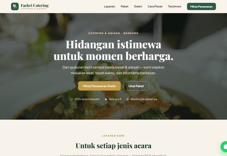 Contoh website buatan Situva