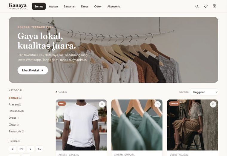 Contoh website buatan Situva